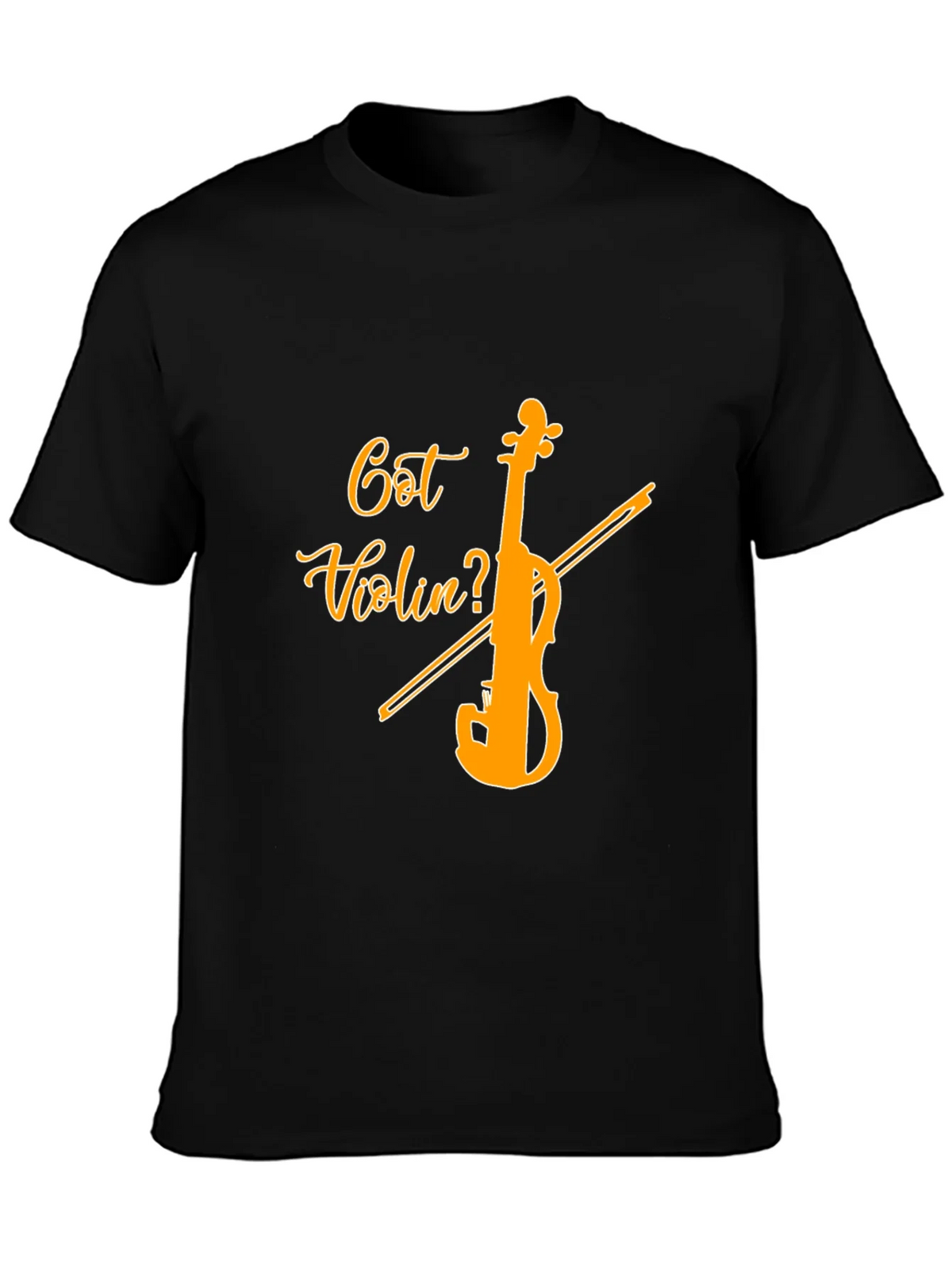 Got Violin? Black Graphic Tee - Music Lover product image 3