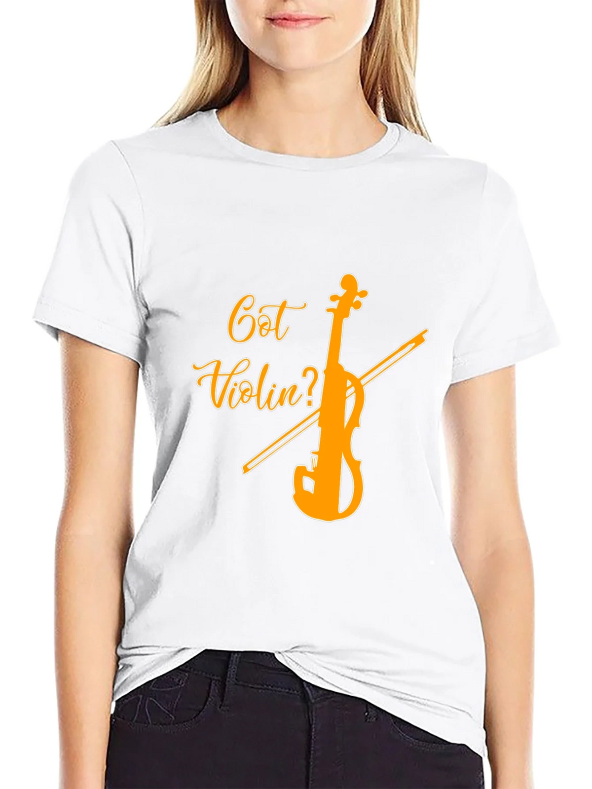 Got Violin? Black Graphic Tee - Music Lover product image 8