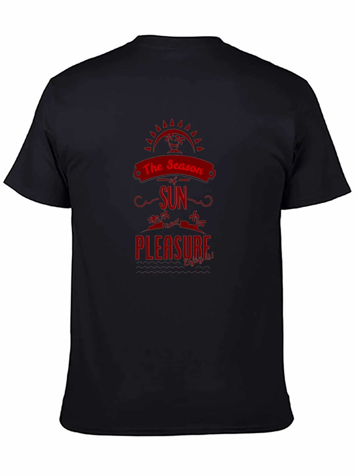 The Season of Sun T-Shirt - Black Graphic Tee product image 4