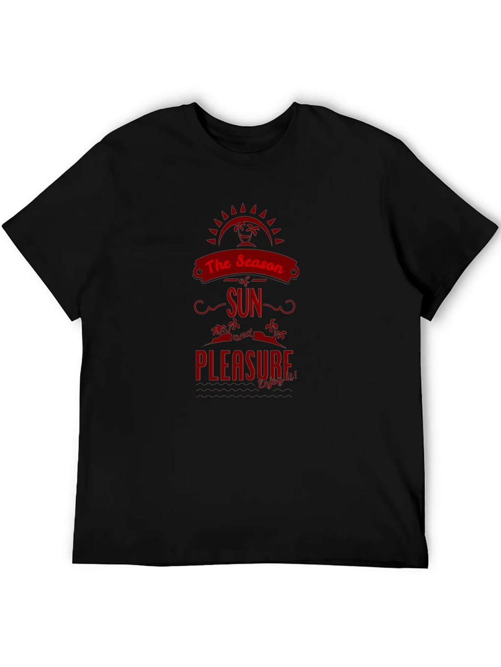 The Season of Sun T-Shirt - Black Graphic Tee product image 5