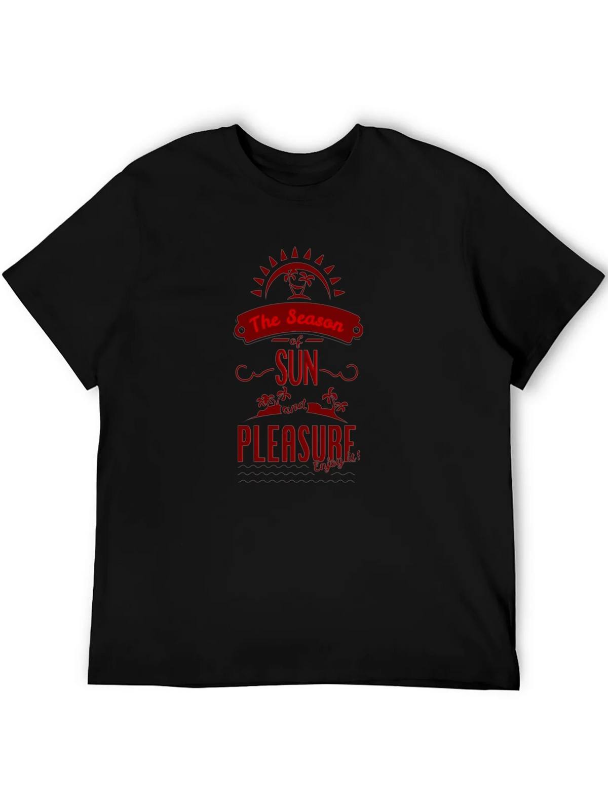 The Season of Sun T-Shirt - Black Graphic Tee product image 5
