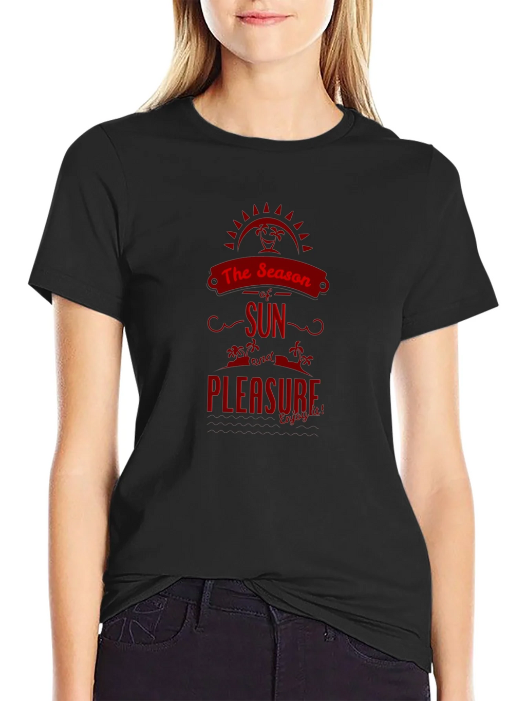 The Season of Sun T-Shirt - Black Graphic Tee product image 2