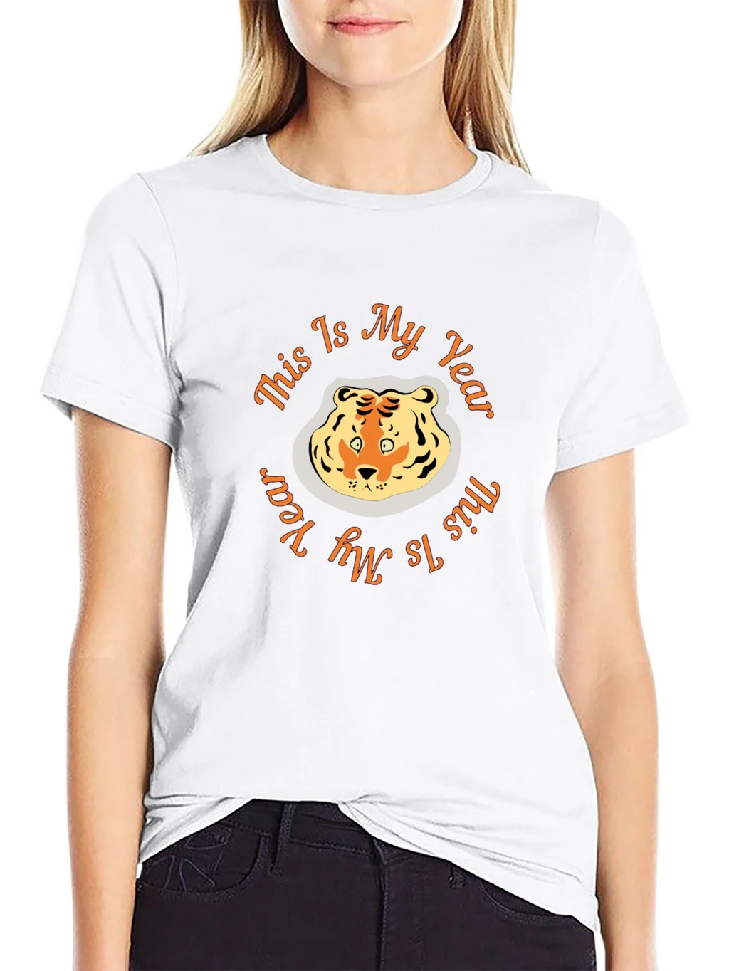 Tiger Year Graphic Tee - Black Cotton Comfort product image 8
