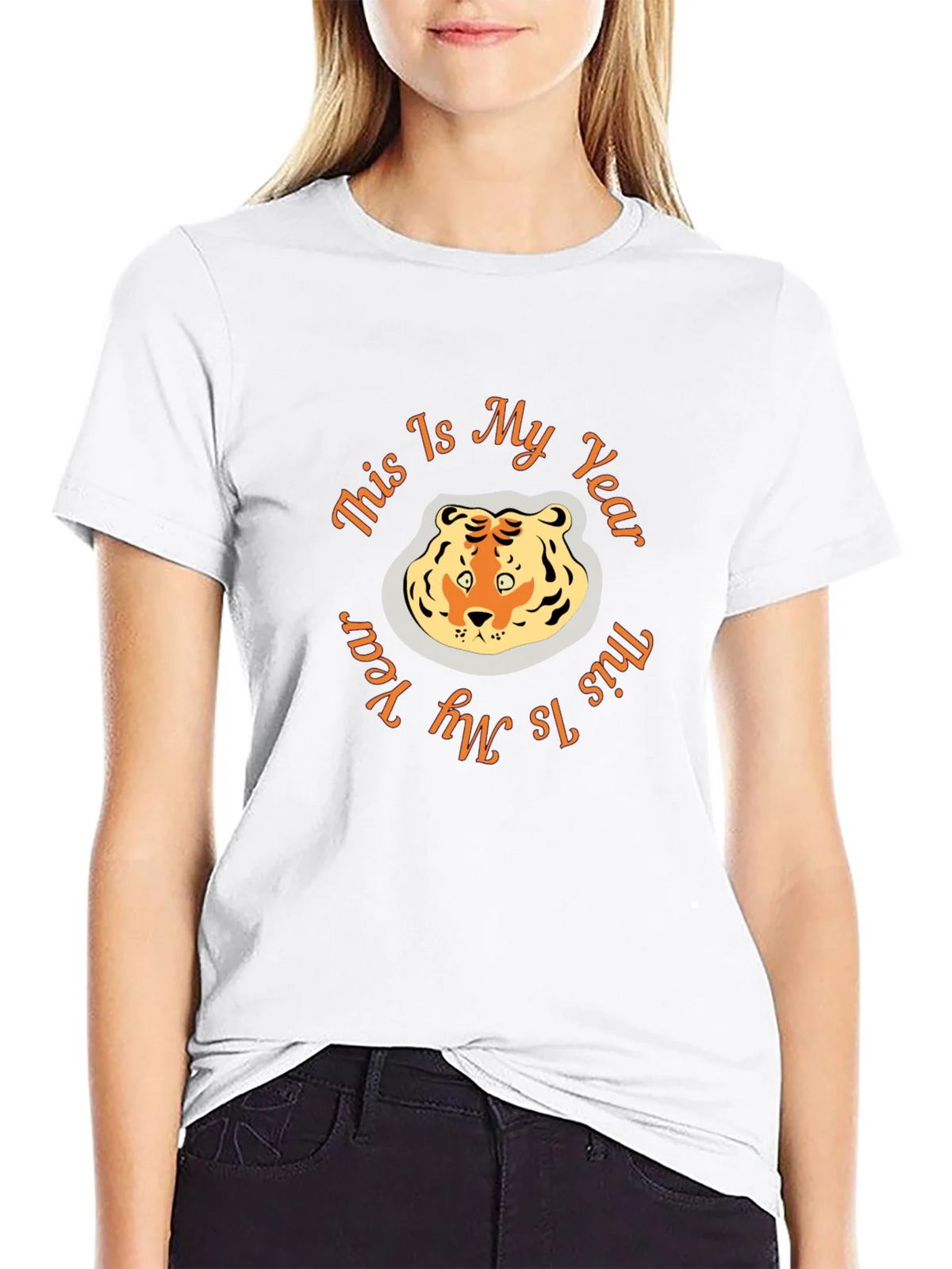 Tiger Year Graphic Tee - Black Cotton Comfort product image 8