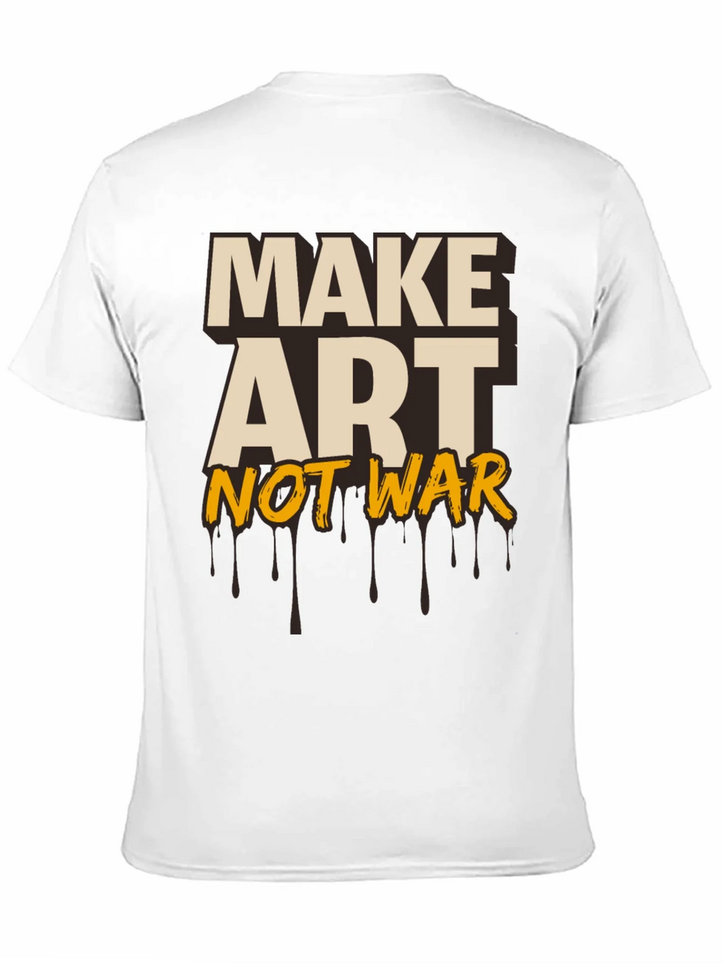 Make Art Not War Graphic Tee - Black product image 10