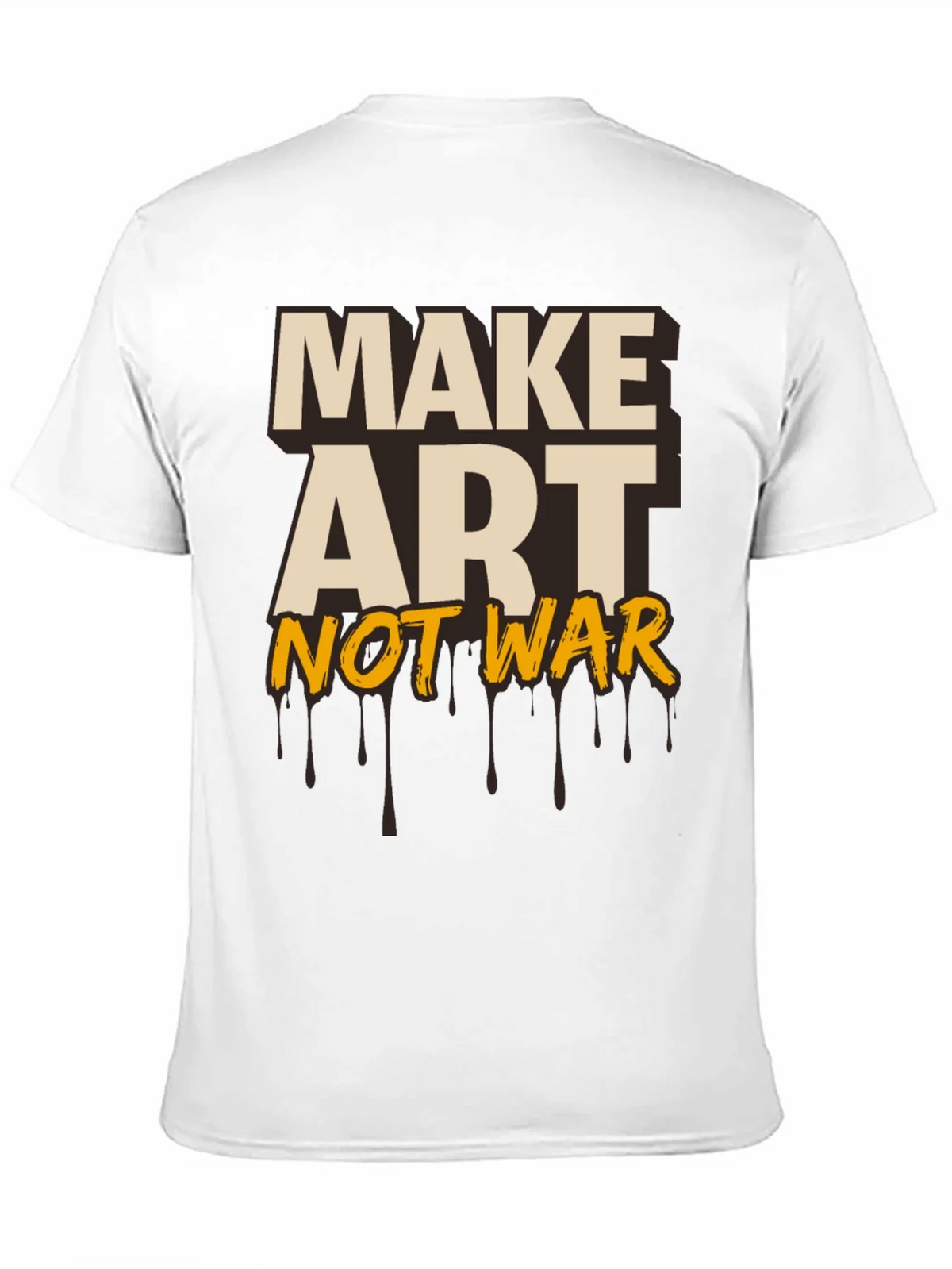 Make Art Not War Graphic Tee - Black product image 10