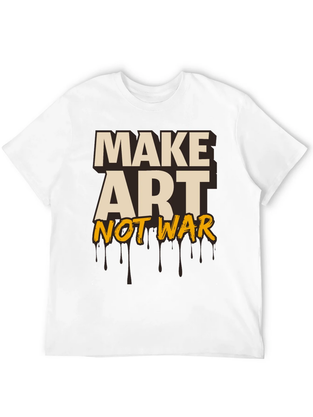 Make Art Not War Graphic Tee - Black product image 11