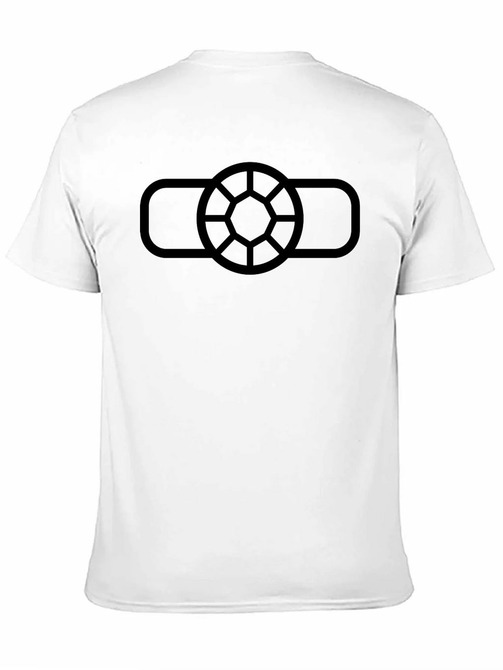 Geometric Logo Black T-Shirt - Modern Casual Wear product image 10