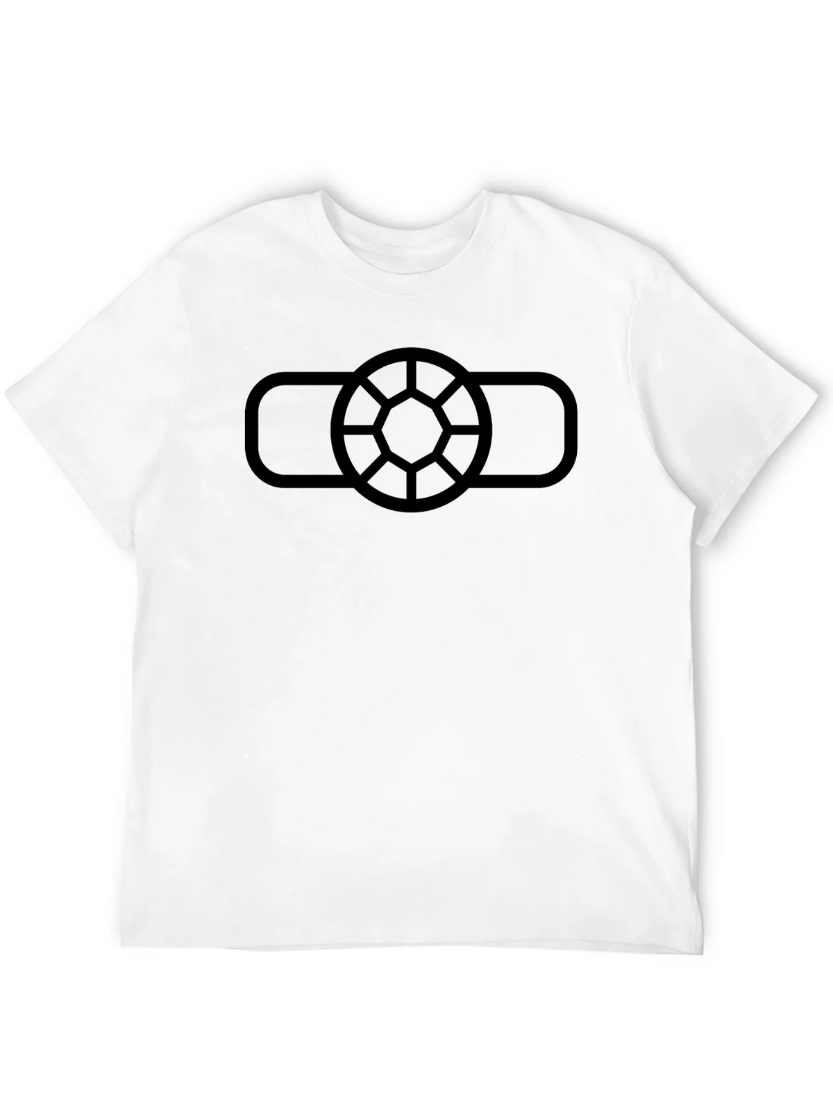Geometric Logo Black T-Shirt - Modern Casual Wear product image 11