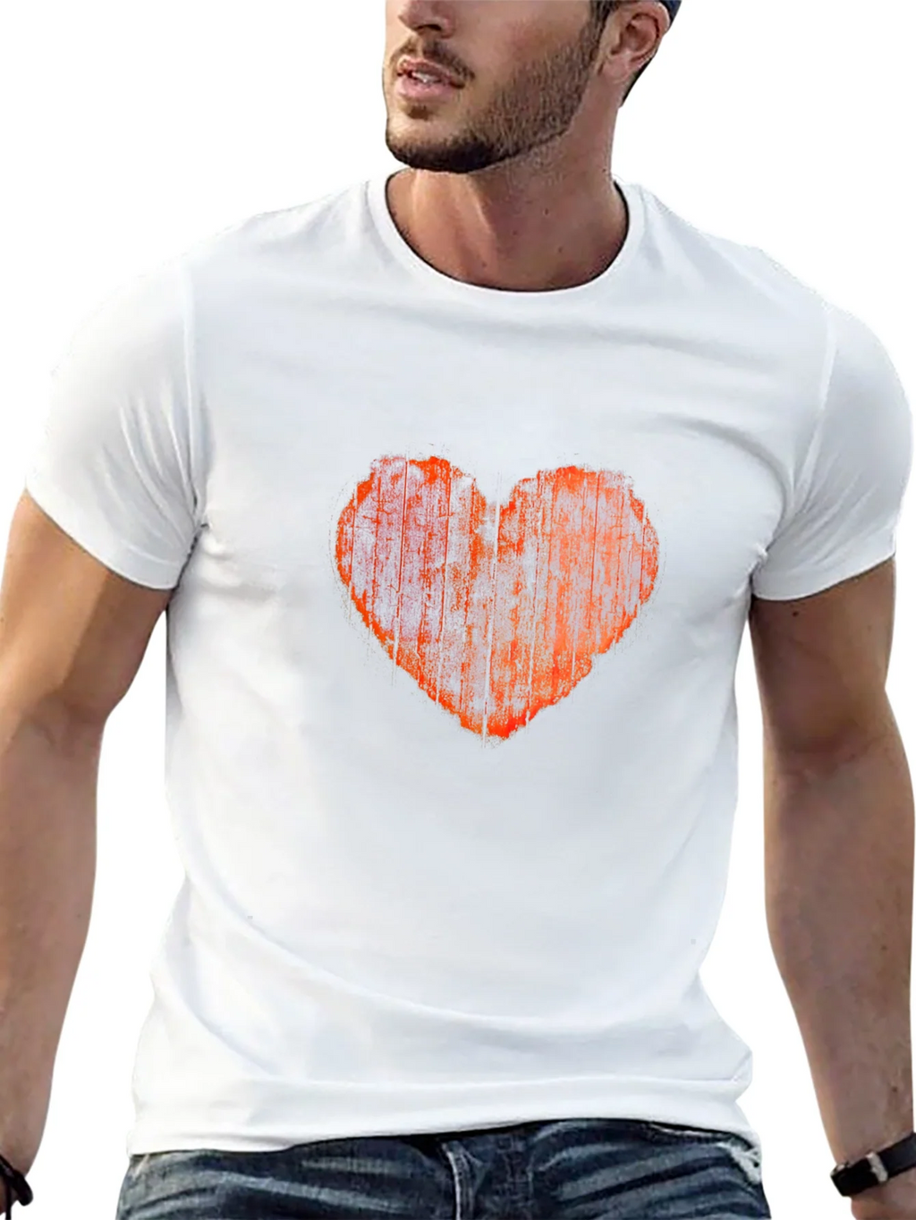 Distressed Heart Graphic Tee - Black product image 12