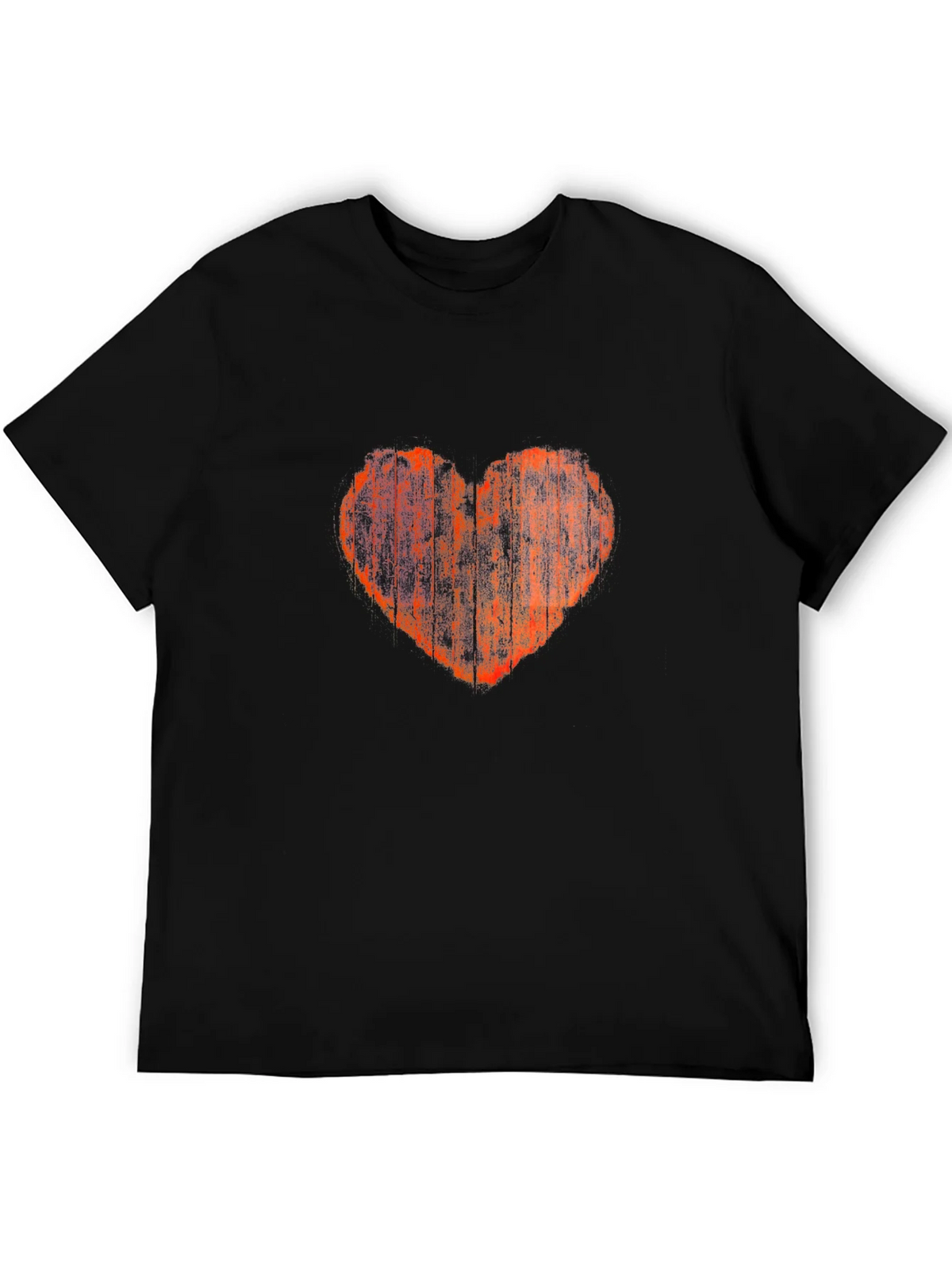 Distressed Heart Graphic Tee - Black product image 5