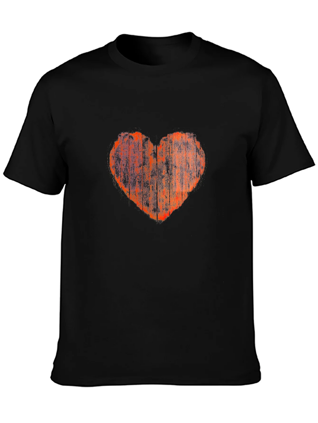 Distressed Heart Graphic Tee - Black product image 3