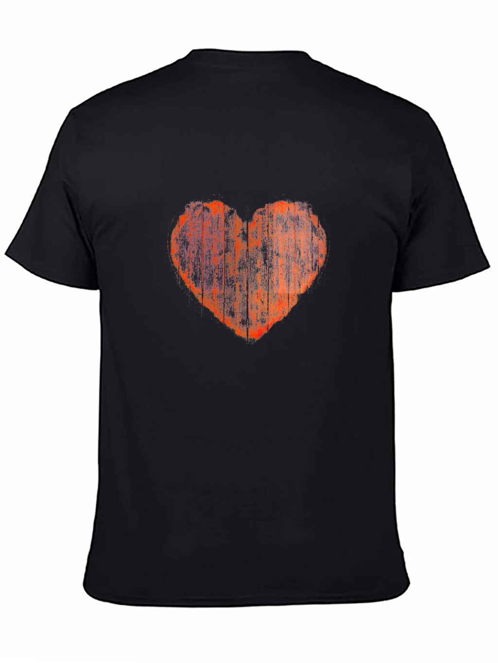 Distressed Heart Graphic Tee - Black product image 4