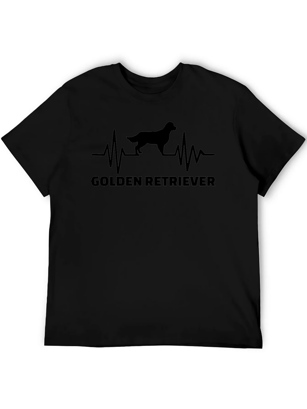 Golden Retriever Heartbeat T-Shirt Dog Lover Tee product image 5