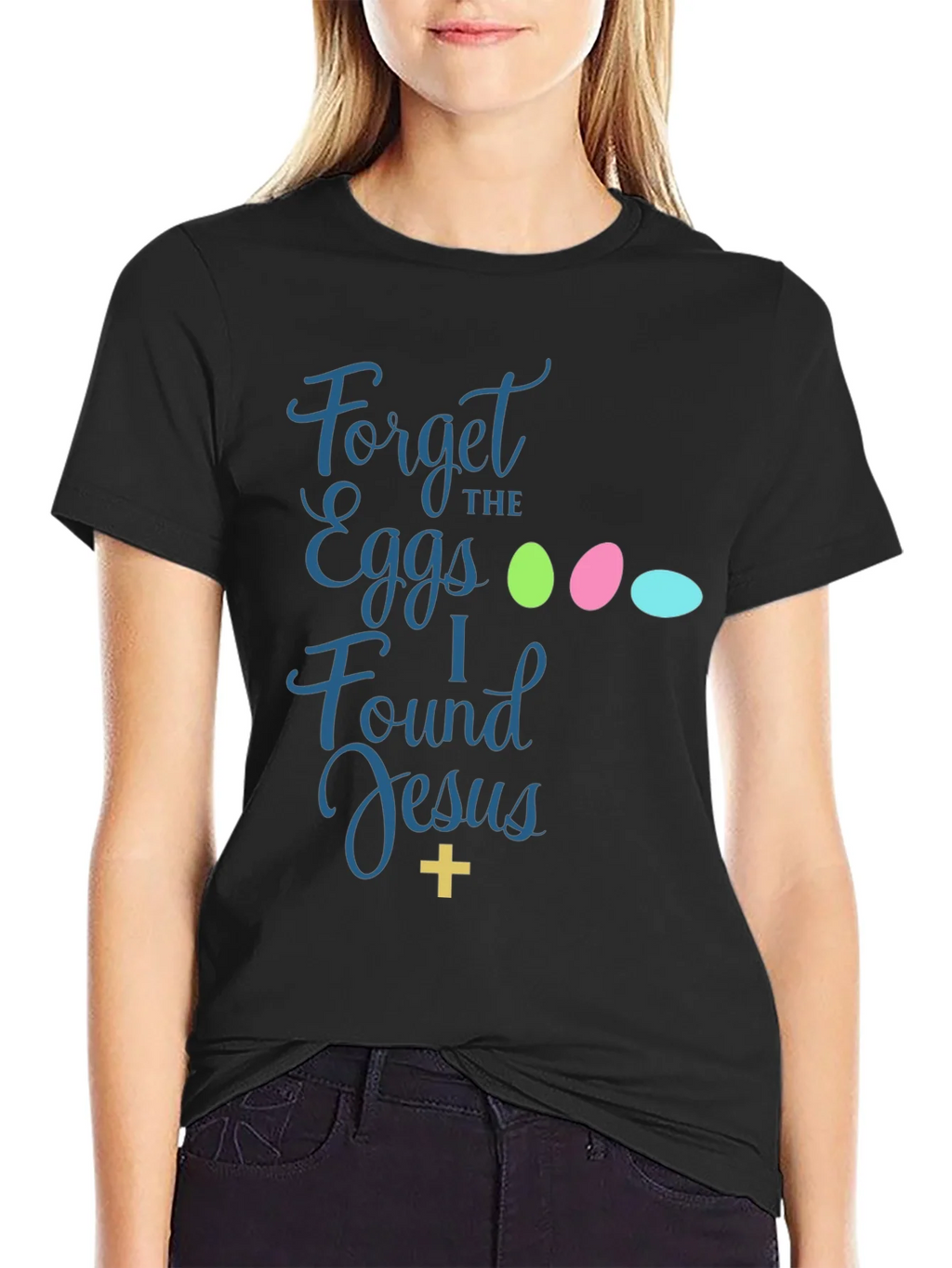 Forget the Eggs I Found Jesus Easter T-Shirt product image 2