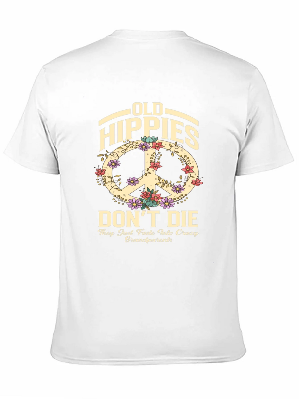 Old Hippies Dont Die T-Shirt product image 10