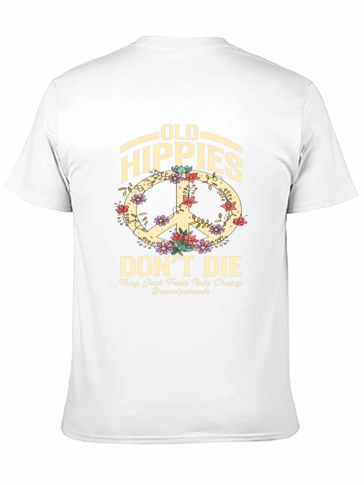 Old Hippies Dont Die T-Shirt product image 10