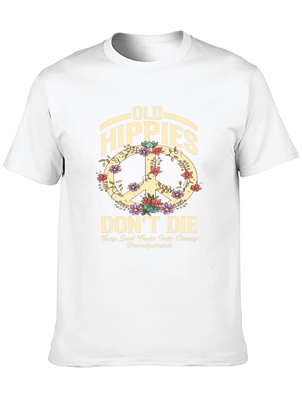 Old Hippies Dont Die T-Shirt product image 9