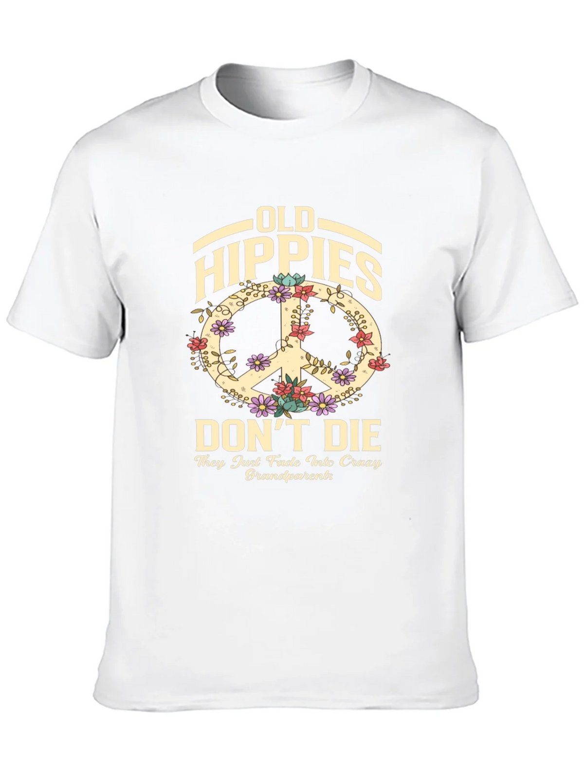 Old Hippies Dont Die T-Shirt product image 9