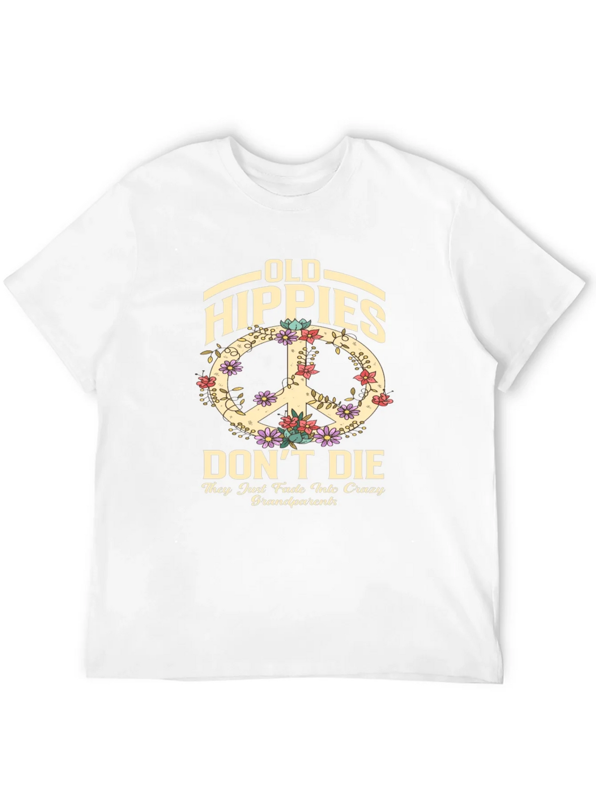 Old Hippies Dont Die T-Shirt product image 11