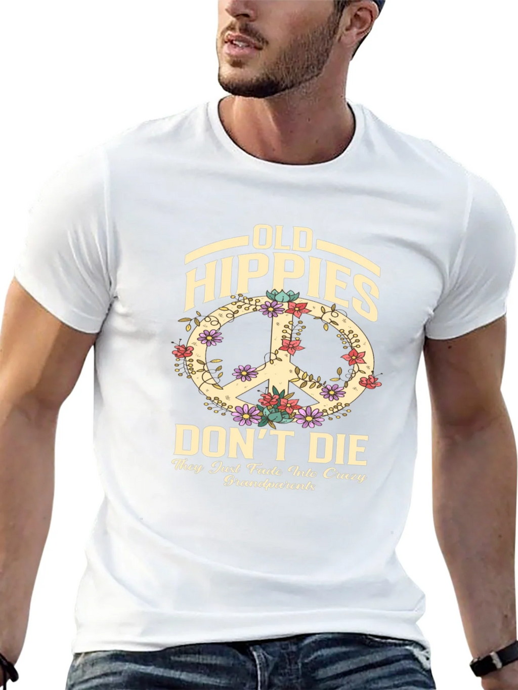 Old Hippies Dont Die T-Shirt product image 12