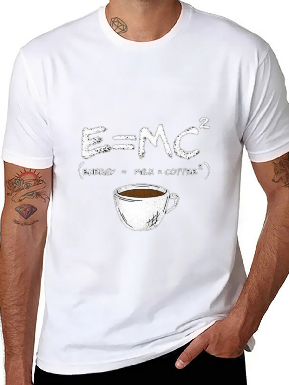 E=MC² Coffee T-Shirt - Energy Formula Tee product image 7