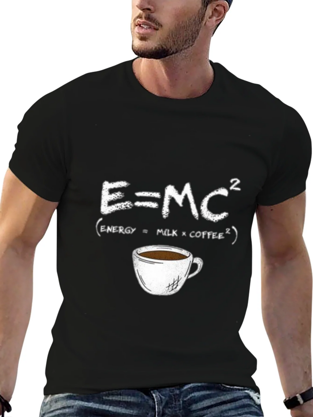 E=MC² Coffee T-Shirt - Energy Formula Tee product image 6
