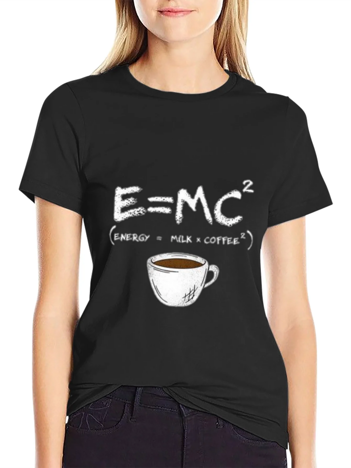 E=MC² Coffee T-Shirt - Energy Formula Tee product image 2
