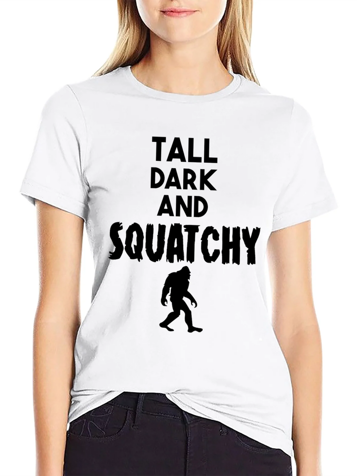 Tall Dark and Squatchy Black T-Shirt product image 8