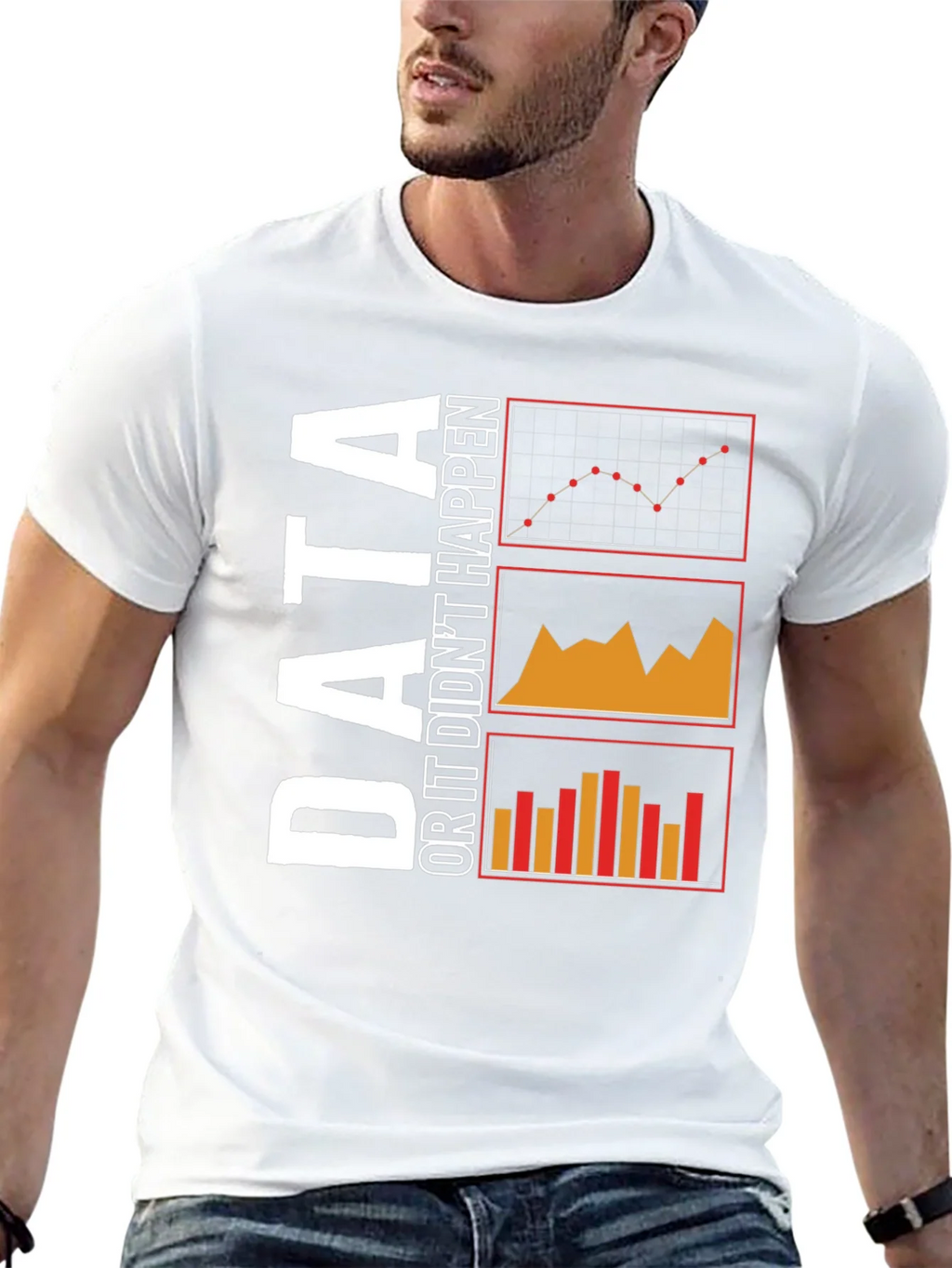 Data or It Didnt Happen Black T-Shirt product image 12