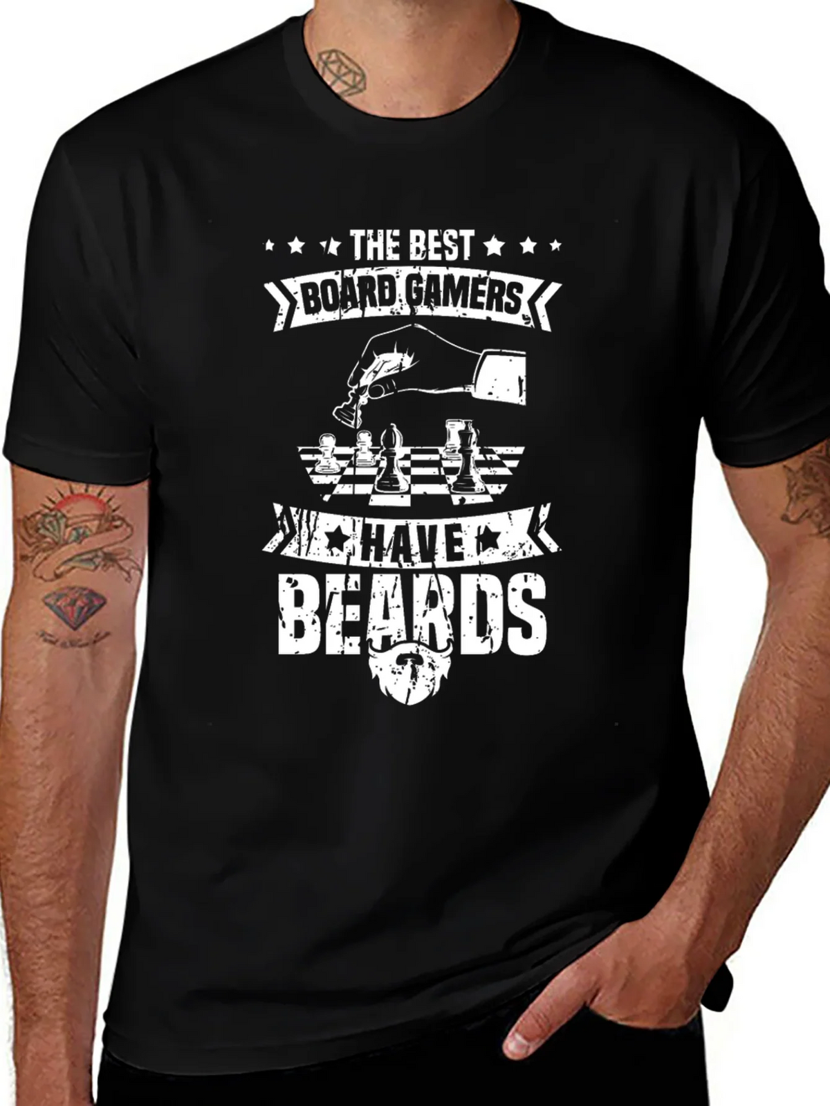 The Best Board Gamers Have Beards T-Shirt product image 1
