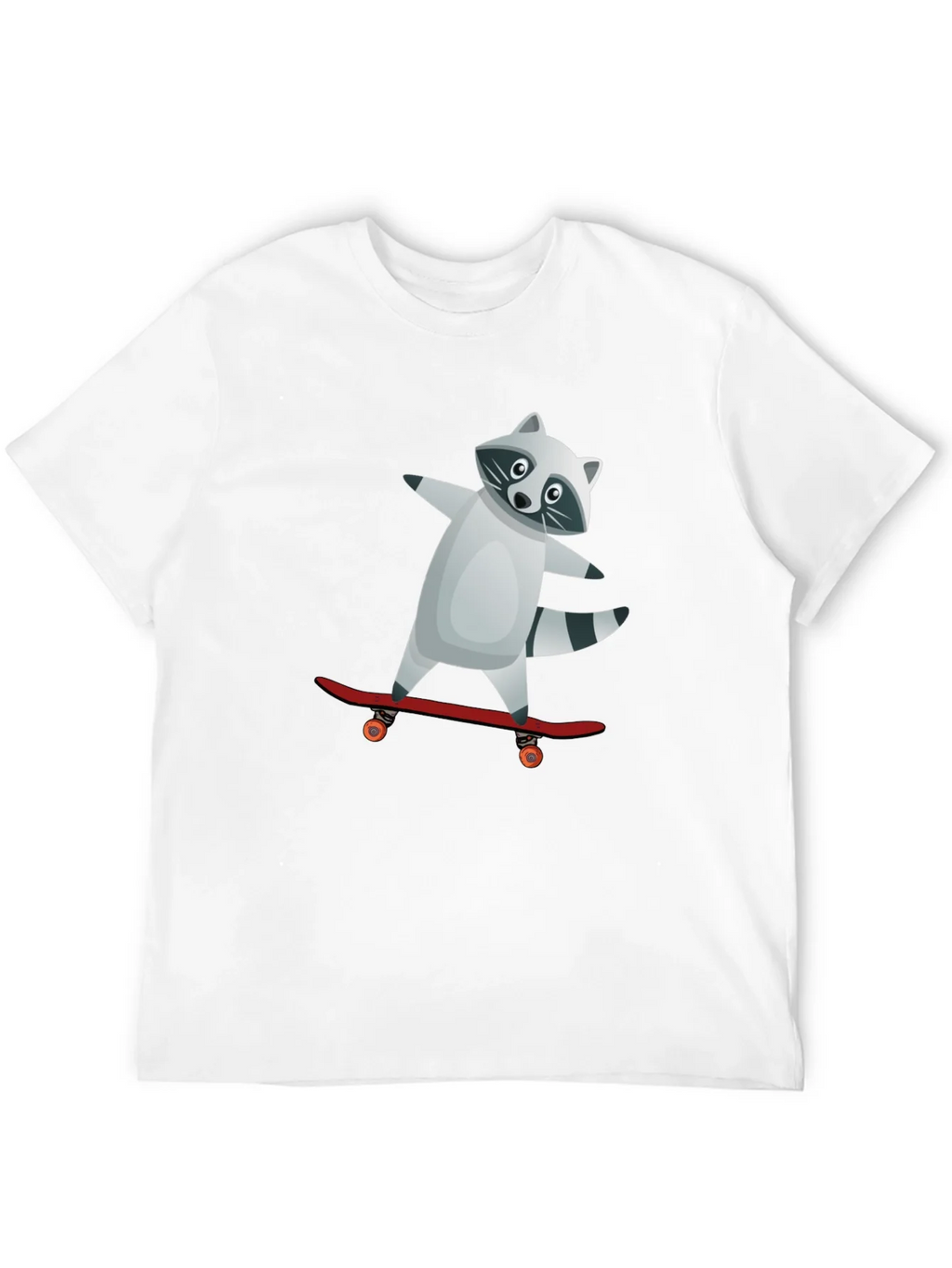 Raccoon Skateboarder Graphic Tee product image 11