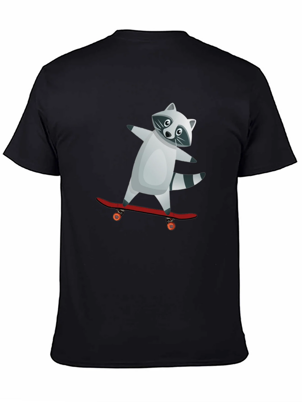 Raccoon Skateboarder Graphic Tee product image 4