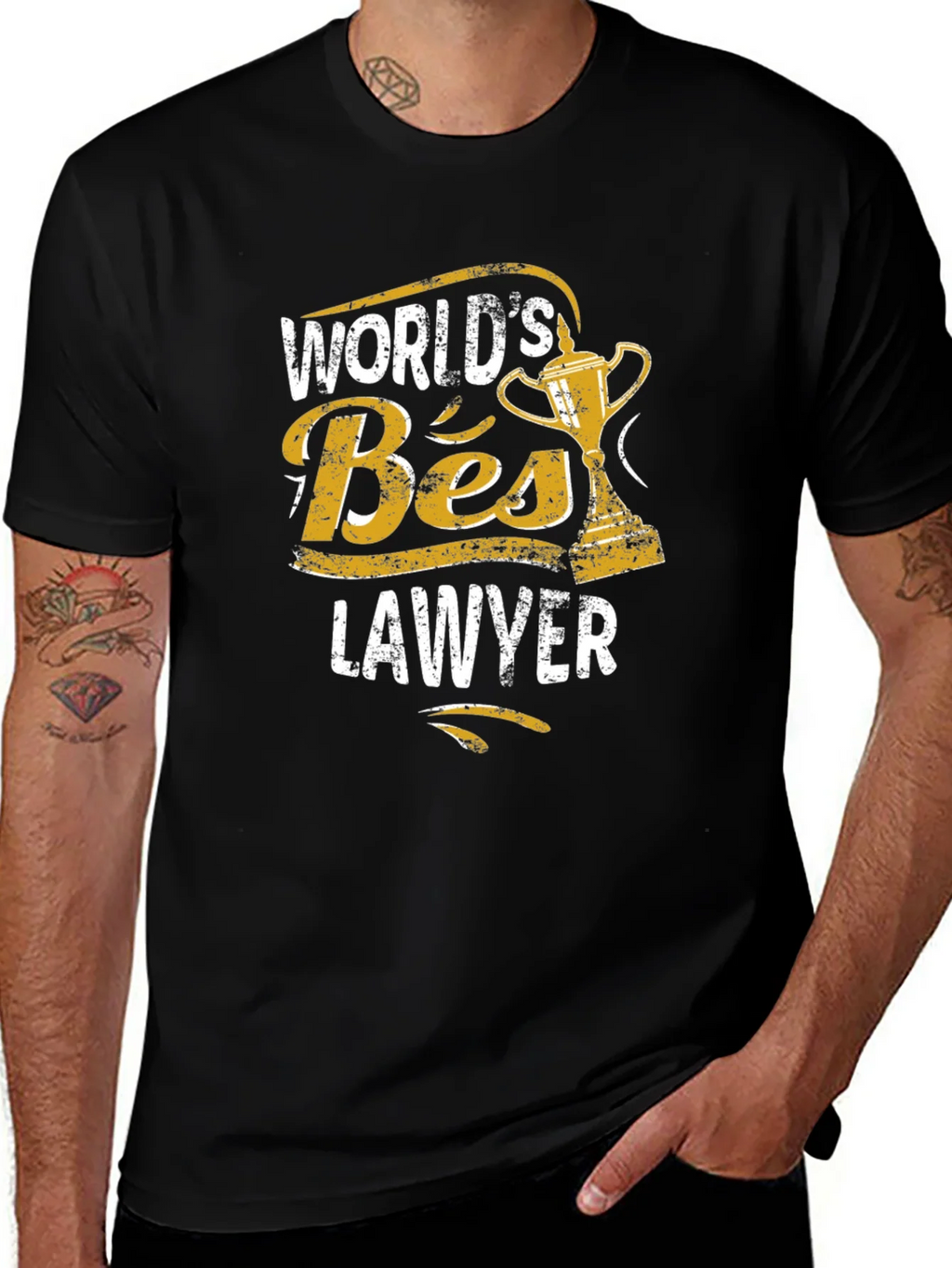 Worlds Best Lawyer T-Shirt product image 1