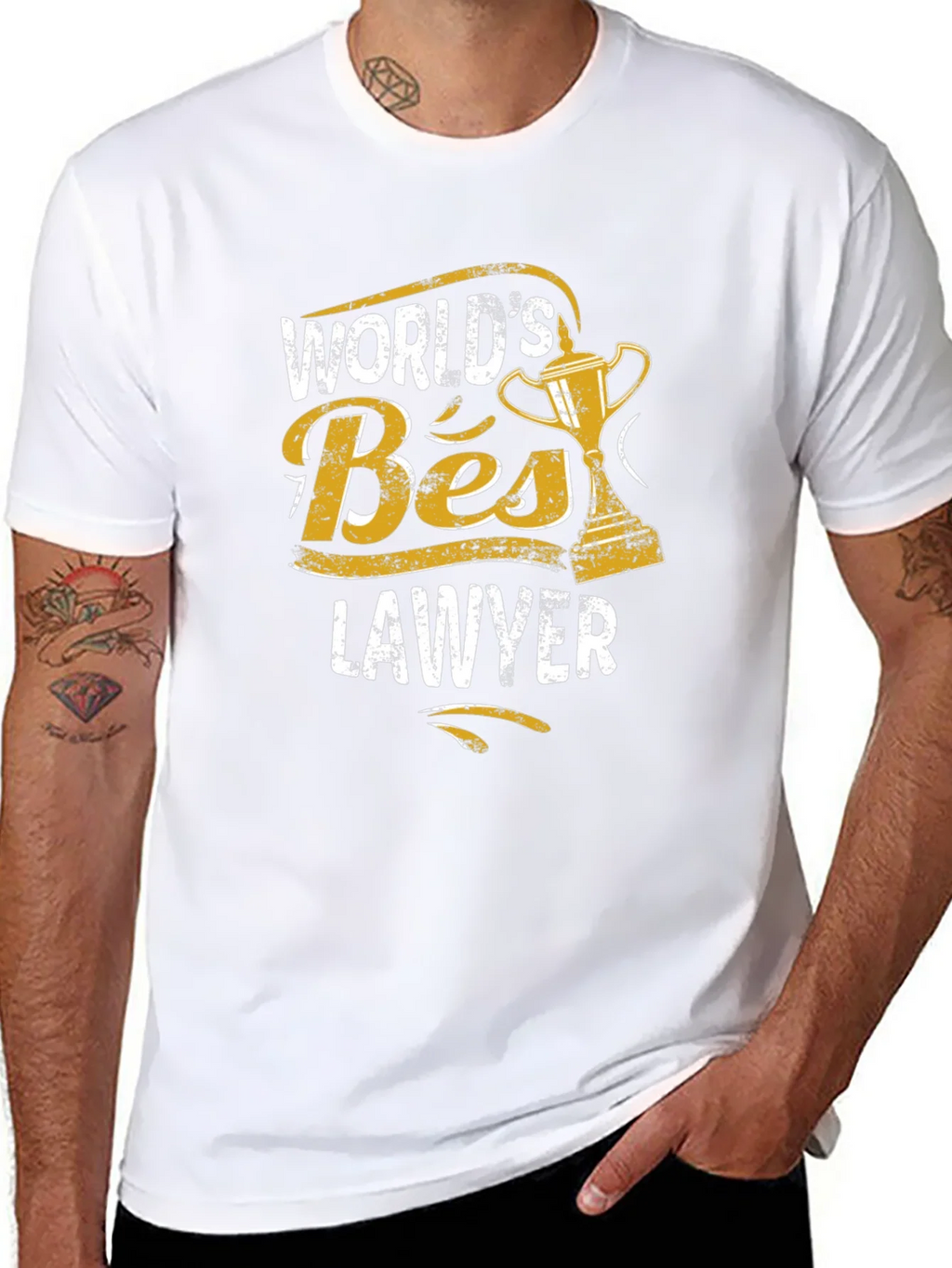 Worlds Best Lawyer T-Shirt product image 7
