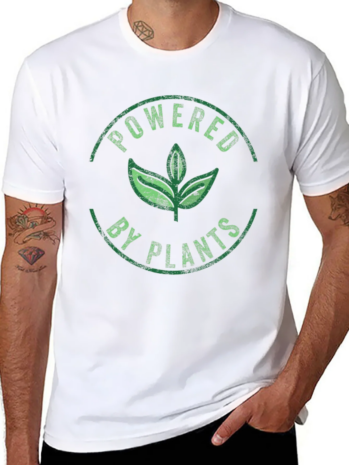 Powered By Plants T-Shirt - Vegan Friendly Tee product image 7