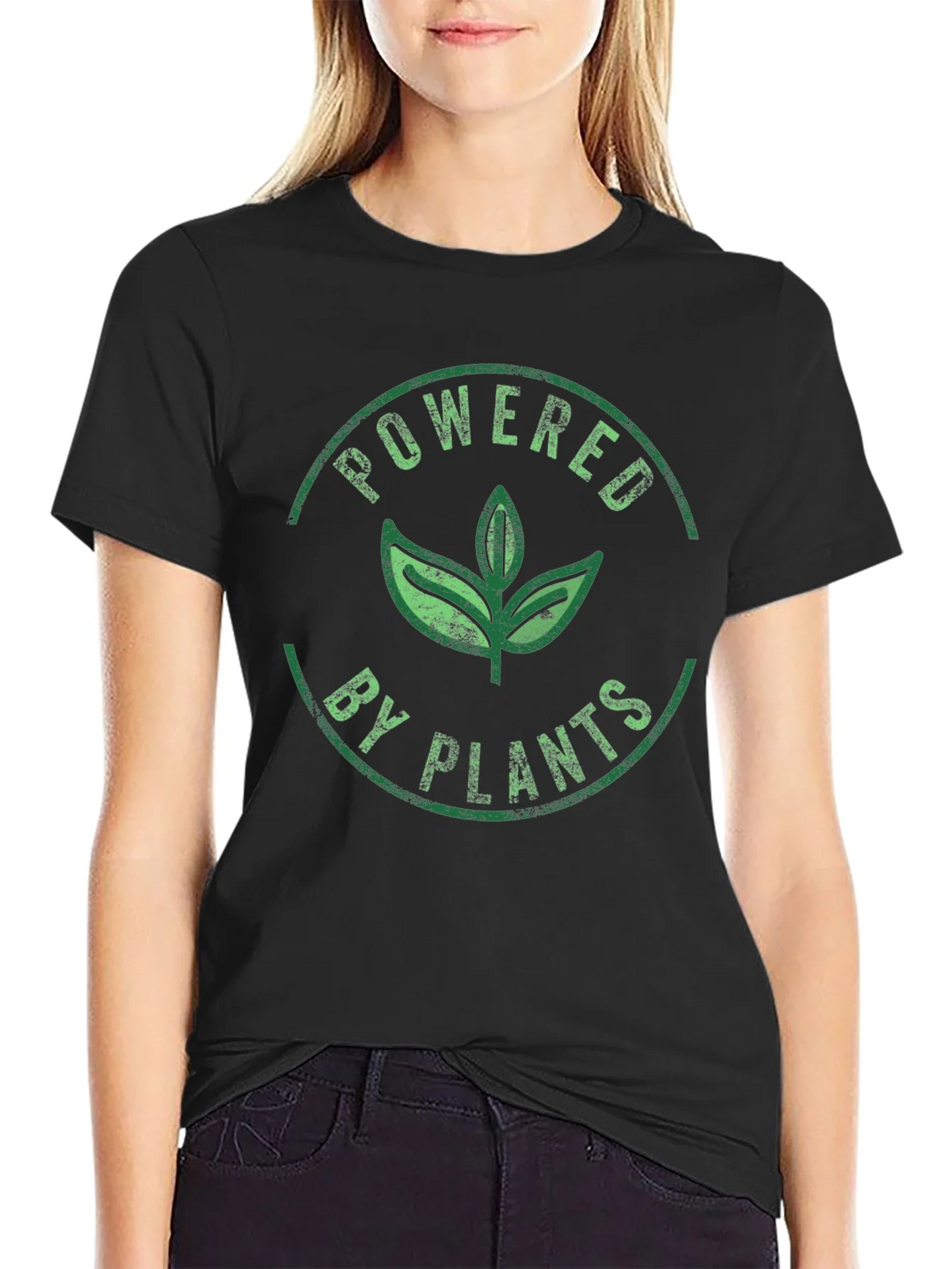 Powered By Plants T-Shirt - Vegan Friendly Tee product image 2