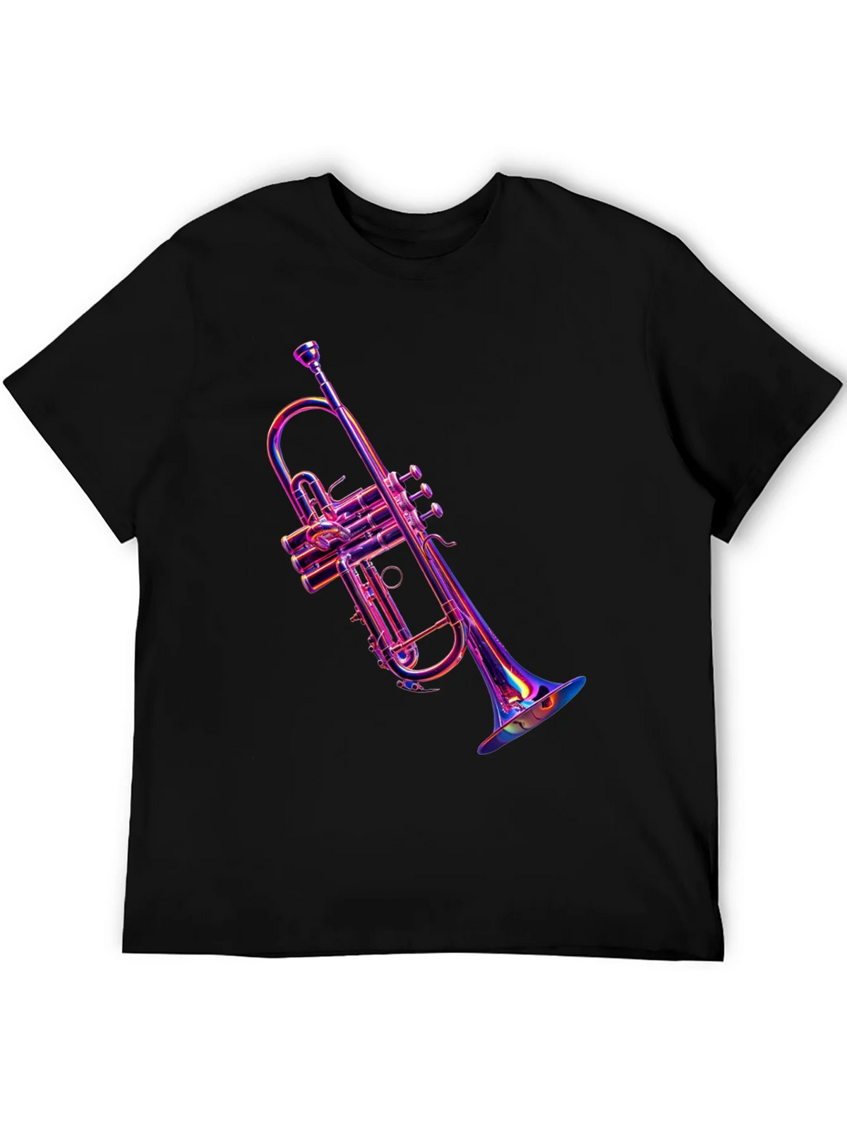 Vibrant Trumpet Graphic Tee - Music Lovers Apparel product image 5