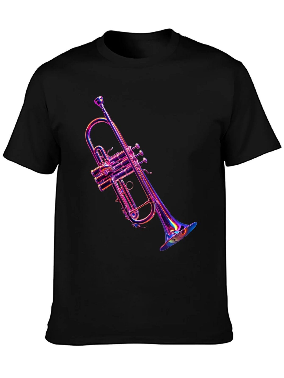 Vibrant Trumpet Graphic Tee - Music Lovers Apparel product image 3
