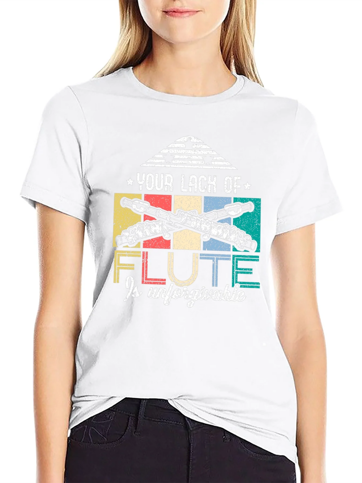Flute Lack Is Unforgivable Graphic Tee product image 8