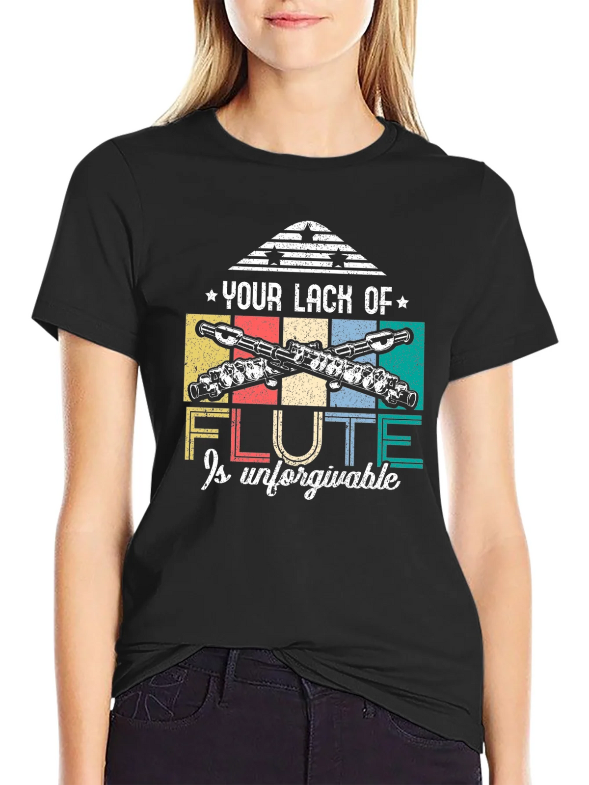 Flute Lack Is Unforgivable Graphic Tee product image 2