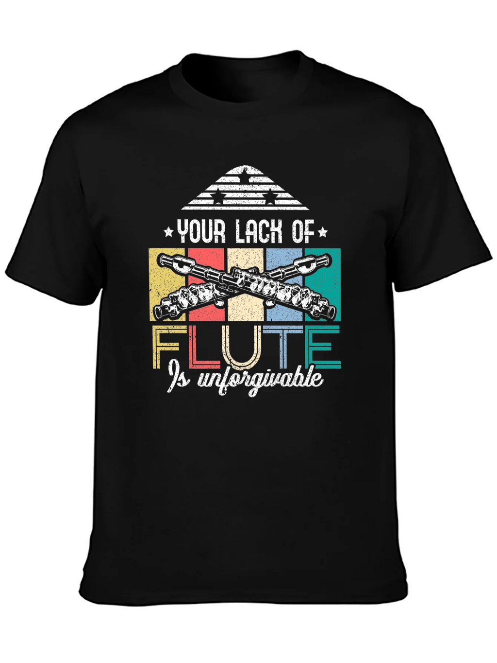 Flute Lack Is Unforgivable Graphic Tee product image 3