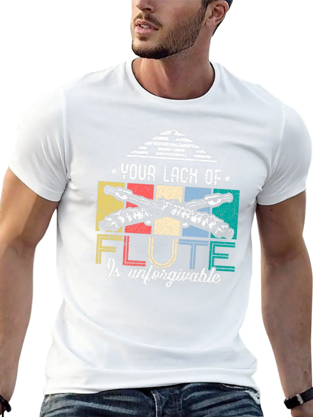 Flute Lack Is Unforgivable Graphic Tee product image 12