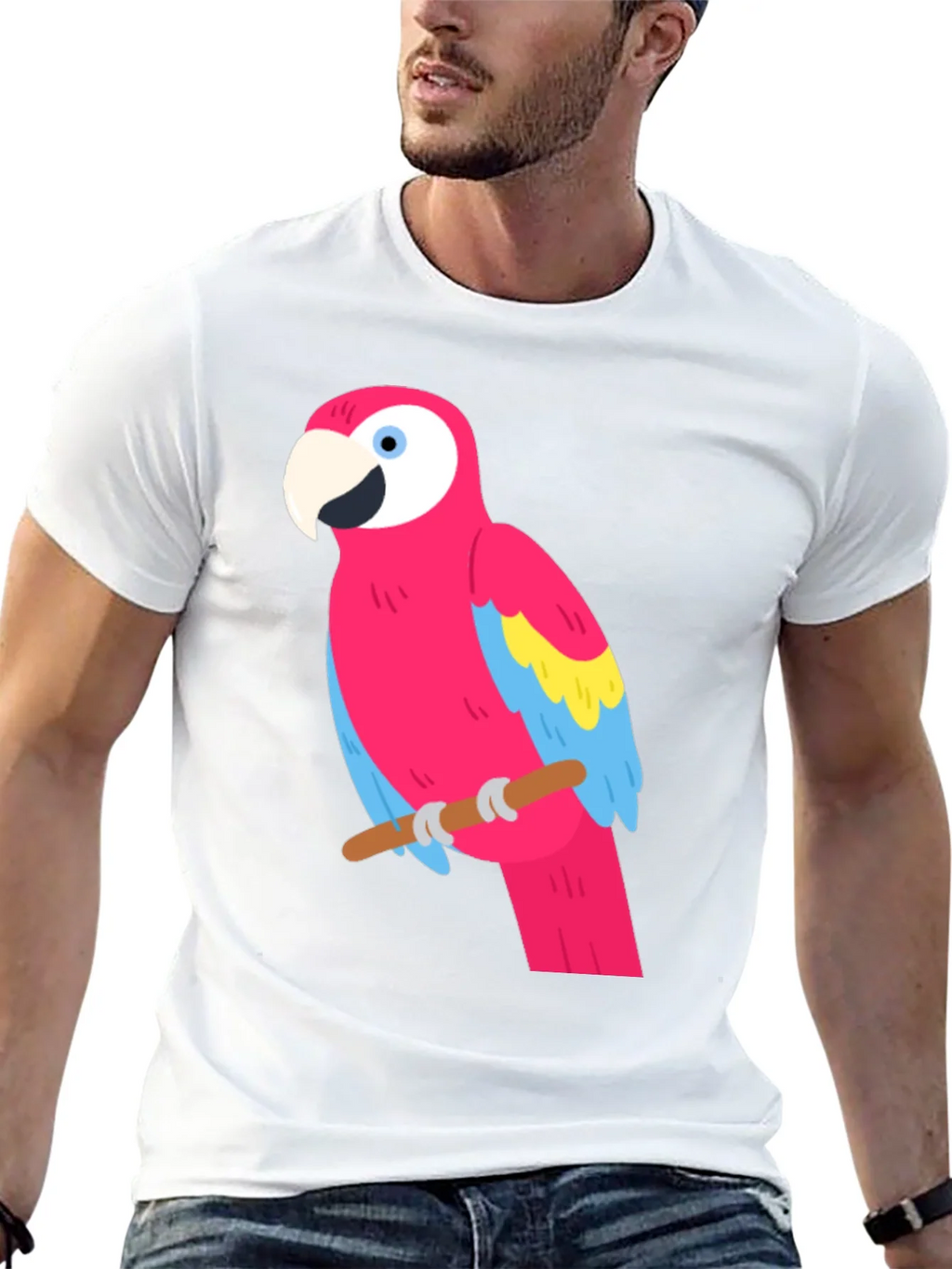 Parrot Graphic Tee - Tropical Bird T-Shirt product image 12