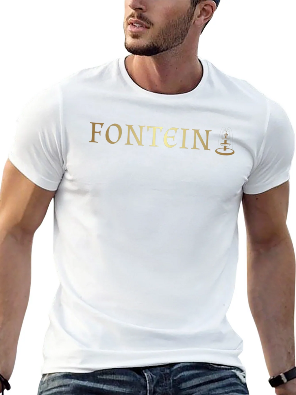 Fontein Black T-Shirt with Gold Logo product image 12