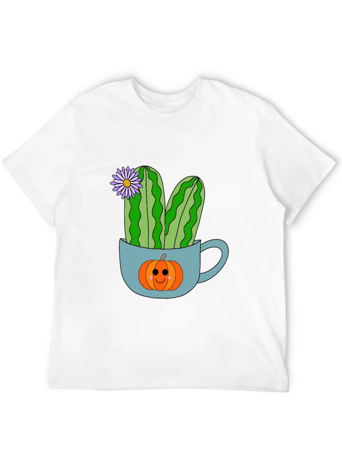 Cactus Pumpkin in a Cup T-Shirt
