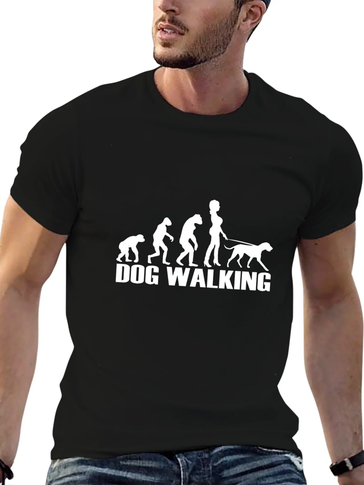 Dog Walking Evolution Graphic Tee - Unisex product image 6