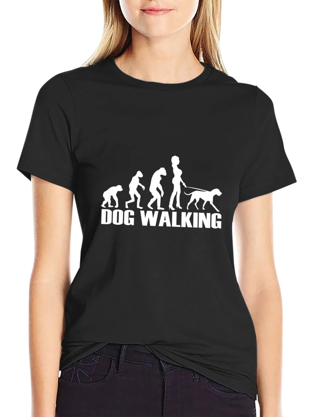 Dog Walking Evolution Graphic Tee - Unisex product image 2
