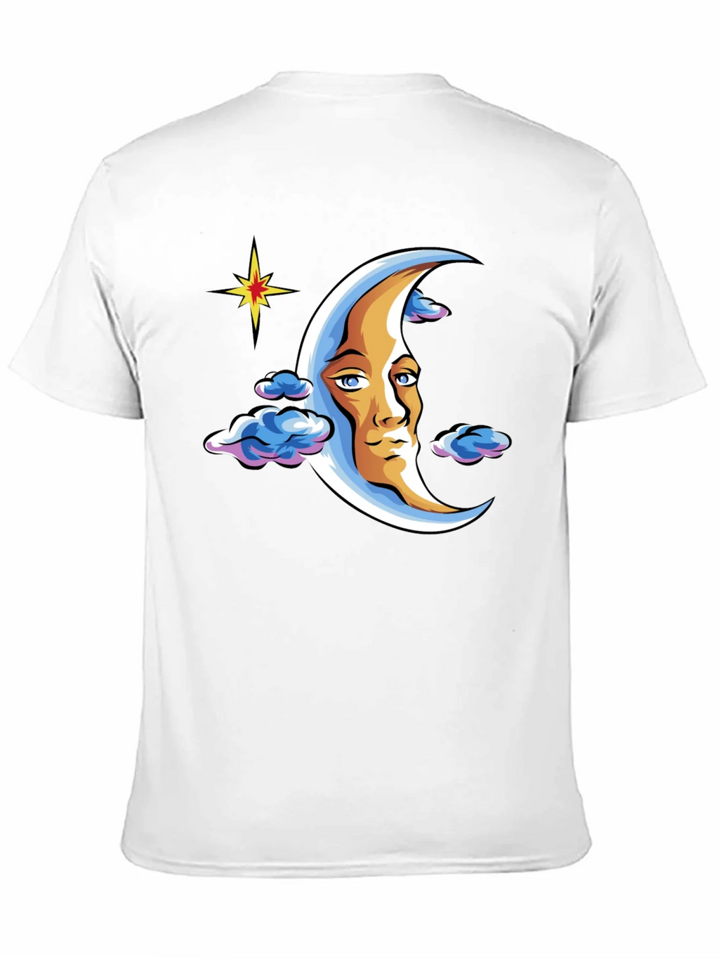 Moon Man Graphic T-Shirt - Black Crew Neck Tee product image 10