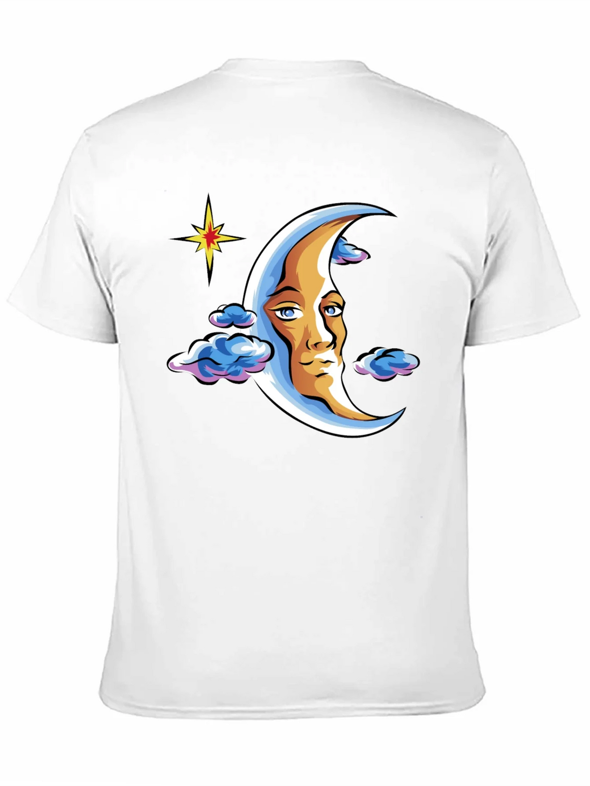 Moon Man Graphic T-Shirt - Black Crew Neck Tee product image 10
